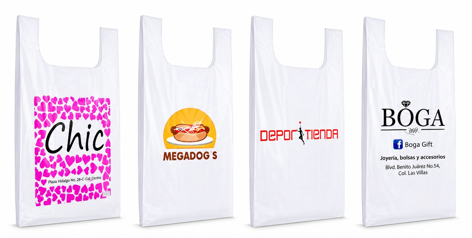 Bolsas de Camiseta Biodegradables